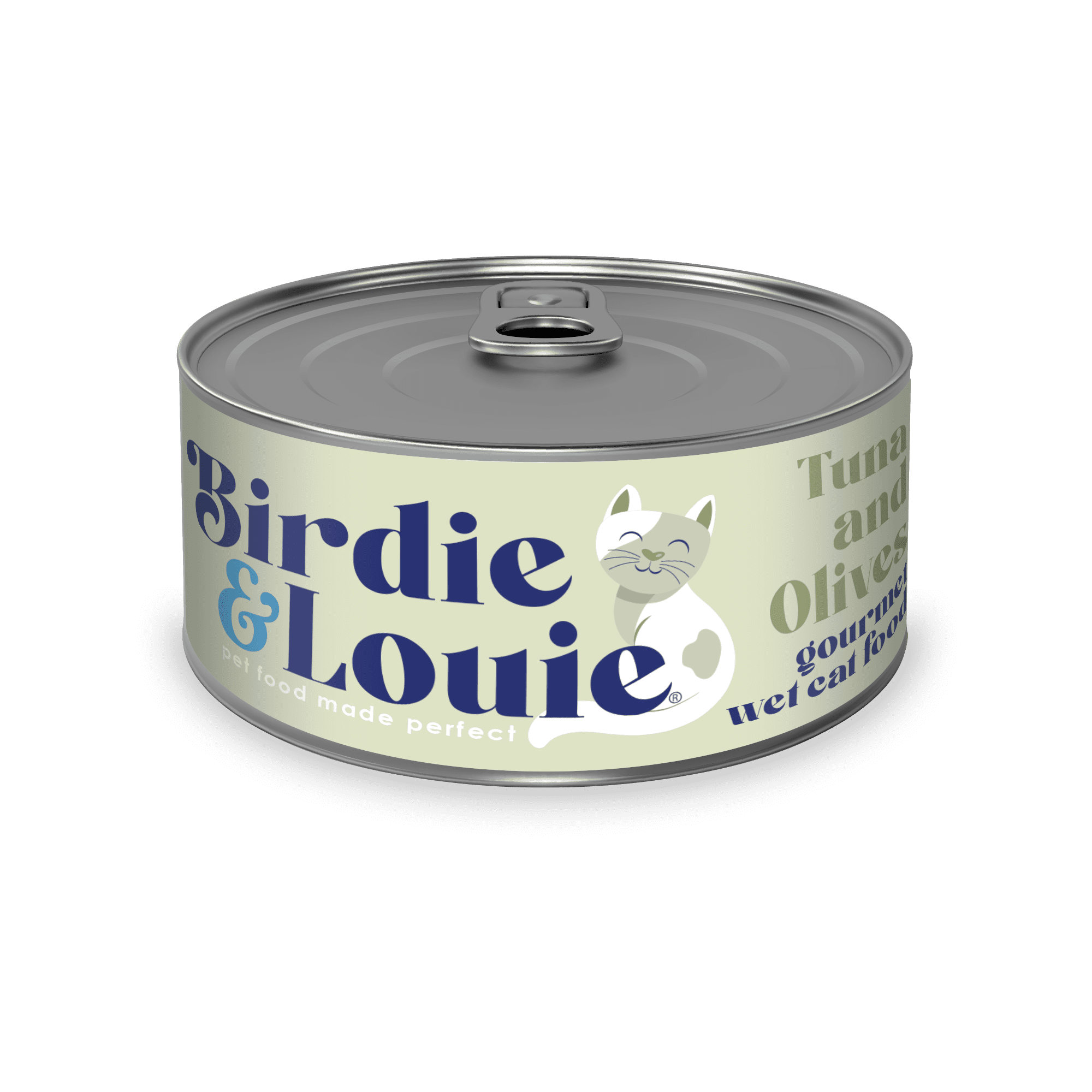 Birdie & Louie-Tuna & Olivesno background
